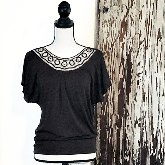 Iz Byer Tops - IZ Byer California Dolman Blouse Brown Size M